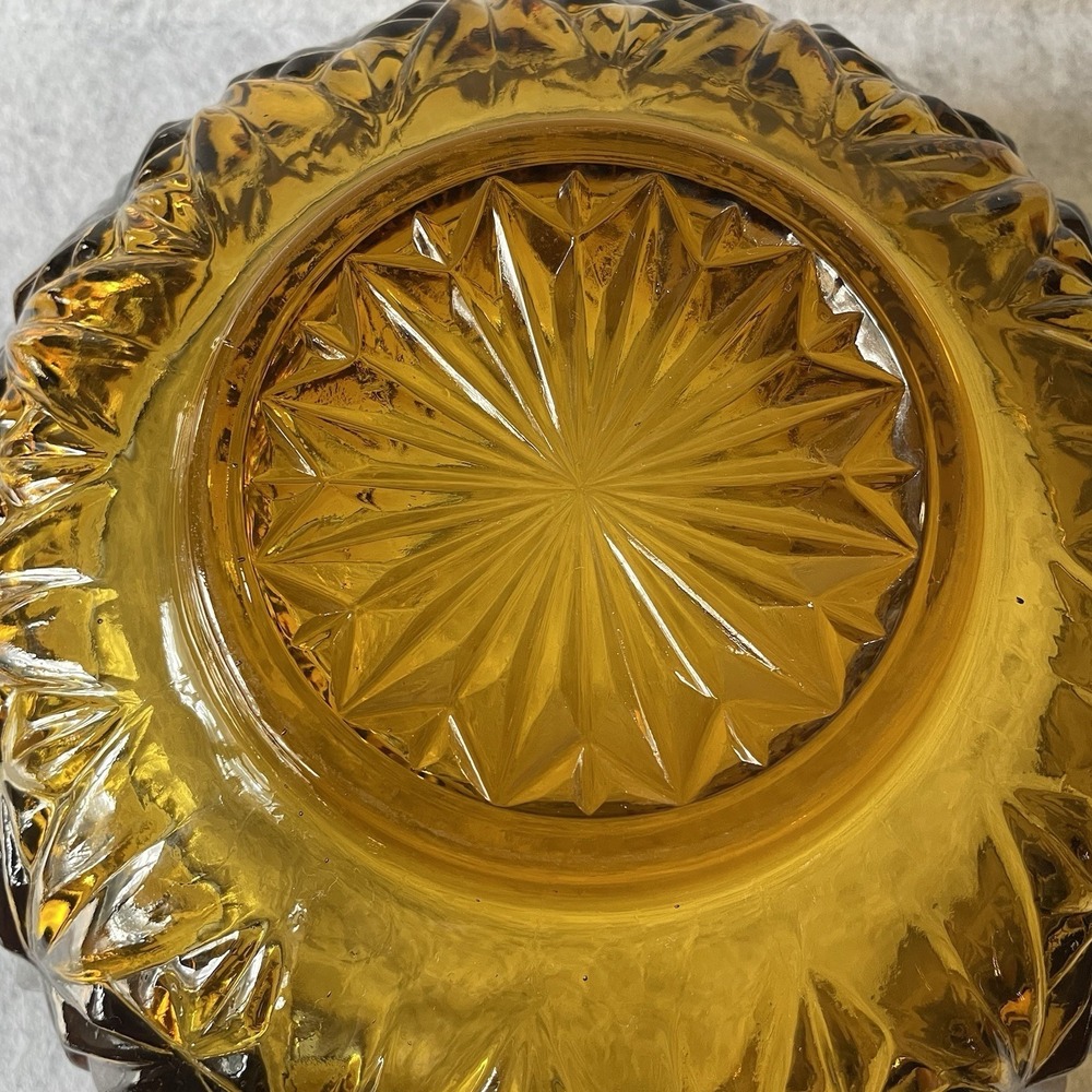 Hazel Atlas Williamsport Gold Glass Punch Bowl Set w/ Cups, 26 Piece Service - Picture 2 of 12